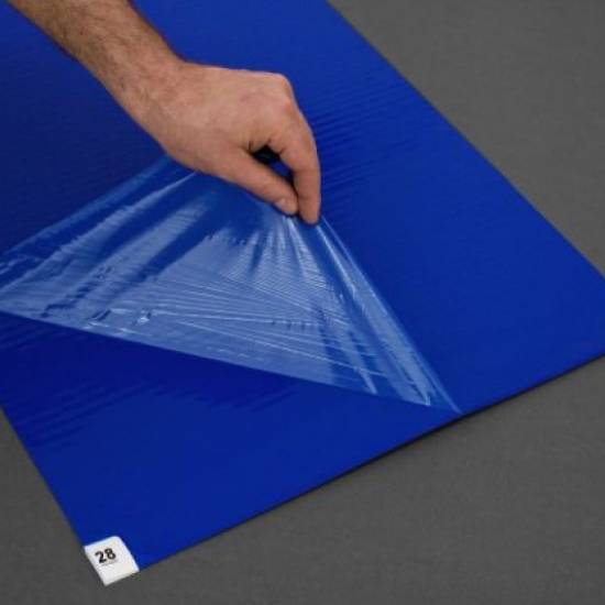 Antibakterijski otirači - lepljivi otirači za prostore sa visokim zahtevom higijene plavi