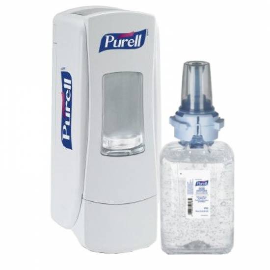 Dispenzer i gel za dezinfekciju ruku, purell