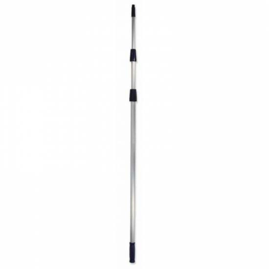 Teleskopski štap trodelni aluminijumski crni