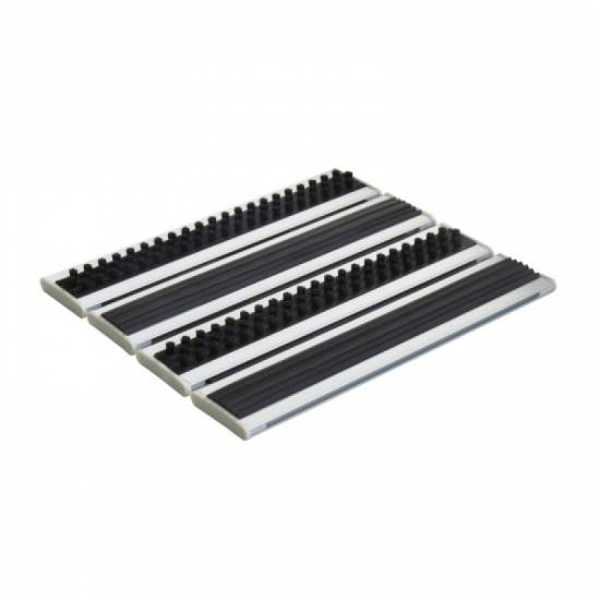 Ugradni aluminijumski otirač sa ravnim lamelicama Ugradni aluminijumski otirač ravne lamelice