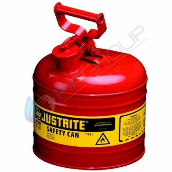 Justrite Tip 1 industrijski crveni sigurnosni kanister sa ovalnim rukohvatom