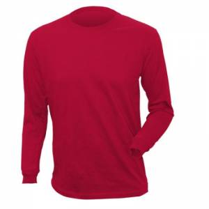 Majica dugih rukava BRISTOL - boja crvena